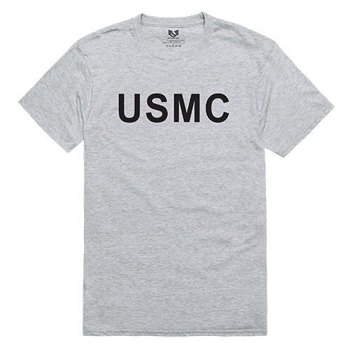 USMC Relaxed Graphic Tee - Heather Grey - Extra Large