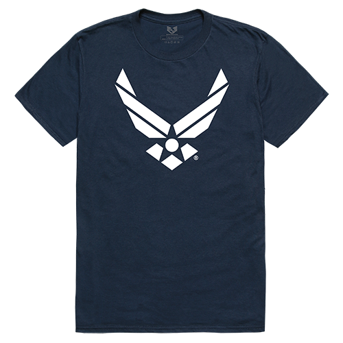 Air Force Wing Relaxed Graphic Tee, Navy - Large