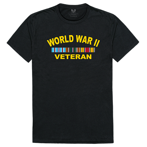 World War II Veteran Relaxed Graphic Tee - Black - 2X