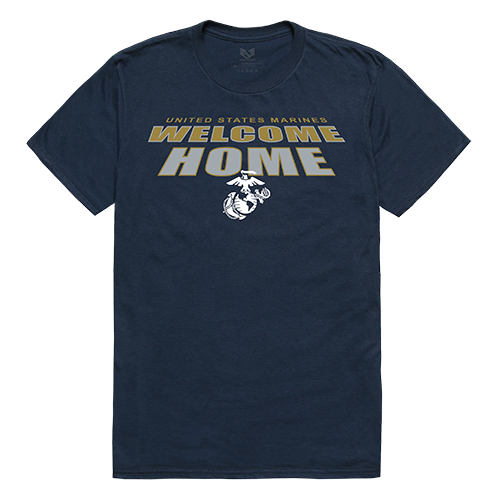 Marines Welcome Home Tee - Navy - Large