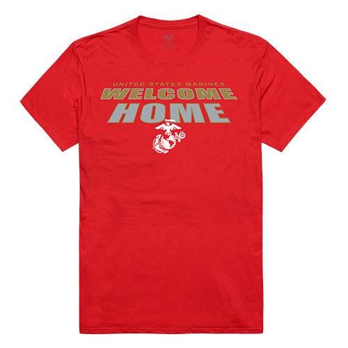 Marines Welcome Home Tee - Red - Large