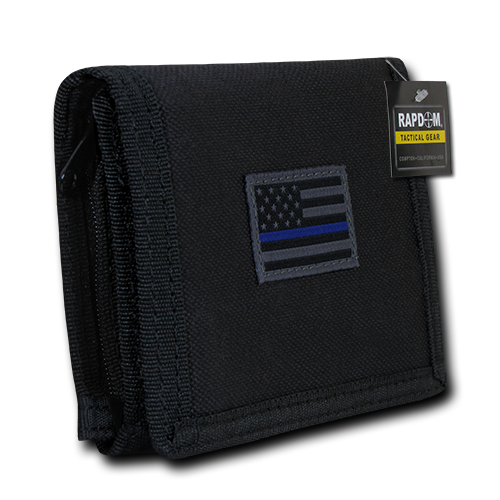 Thin Blue Line RAPDOM Tactical Wallet, Black