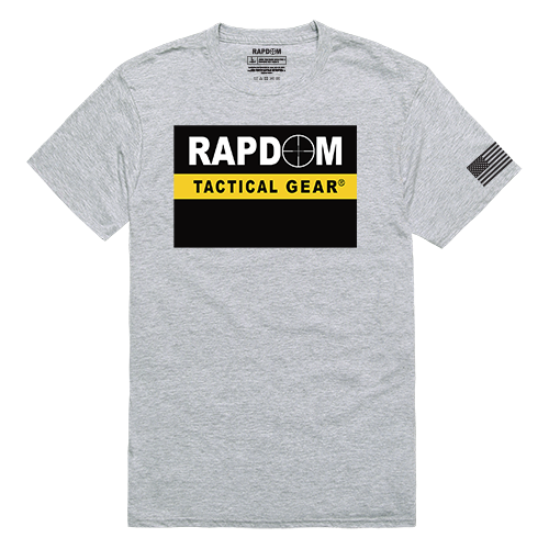 RAPDOM Tactical Graphics Tee - Heather Grey - Extra Large