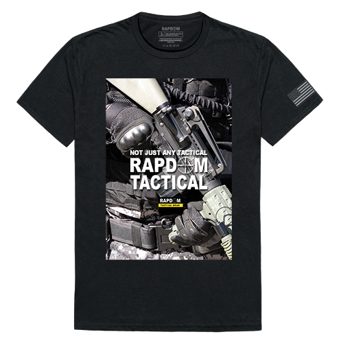 RapidDominance TS1-782-EQ4-02 RAPDOM 2 Tactical Graphics Tee, Black - Medium