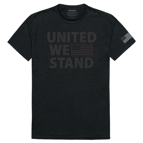 RapidDominance TS1-788-EQ4-02 United We Stand Tactical Graphics Tee, Black - Medium