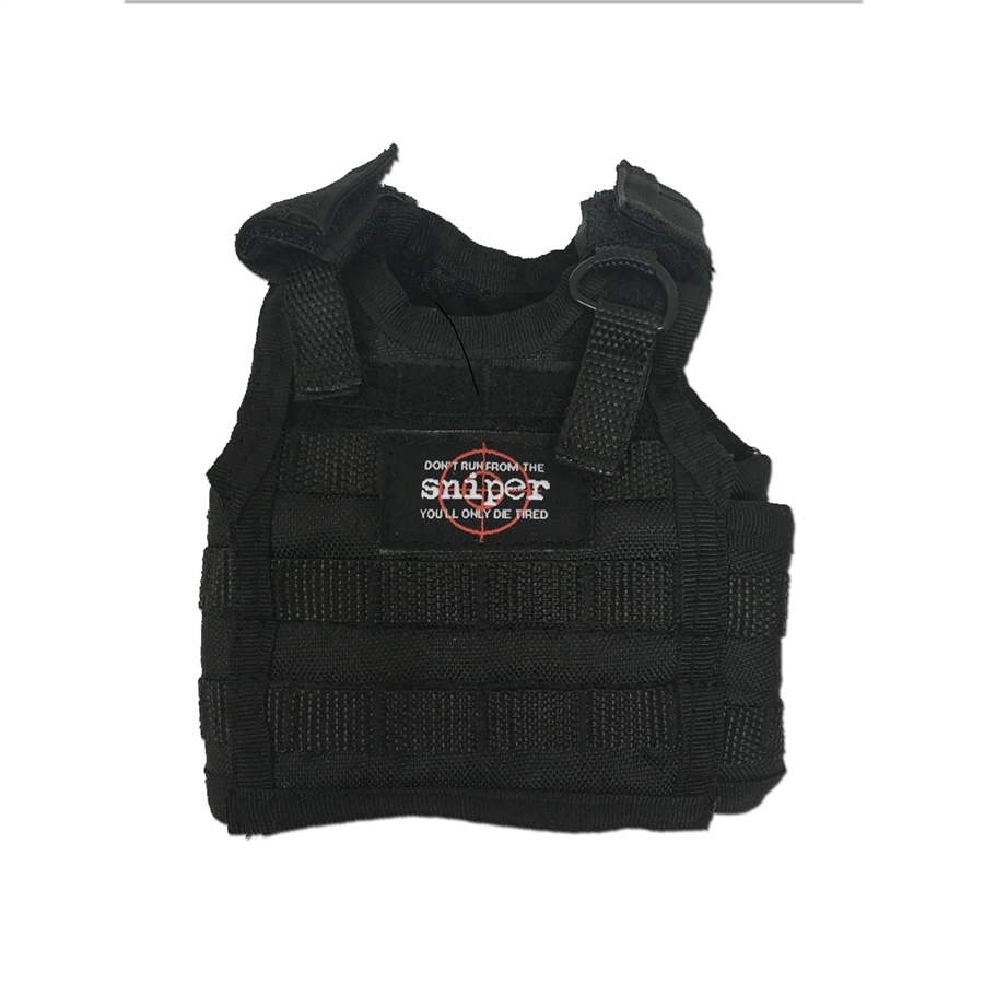 RapidDominance T99-SNR-BLK Sniper Tactical Mini Vest, Black