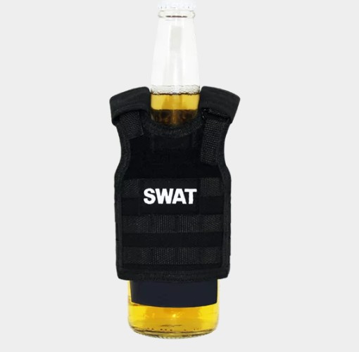 RapidDominance  SWAT Tactical Mini Vest, Black