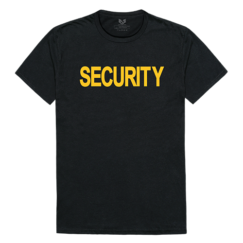Security 2 Relaxed Graphic T-Shirt, Black - Medium