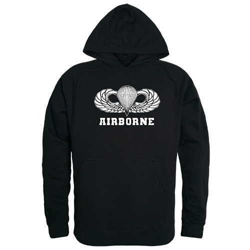Airborne Graphic Pullover Sweatshirt, Black - Large