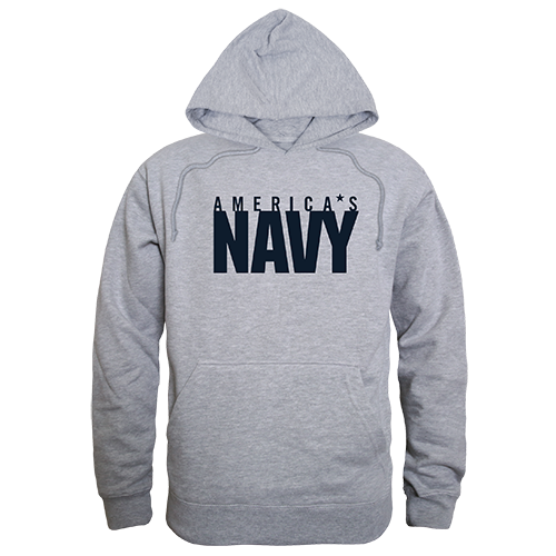 United States Navy Graphic Pullover Sweatshirt, Heather Grey - Extra Large