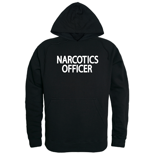 RS4-NAR-BLK-01 Narcotics Graphic Pullover Sweatshirt, Black - Small
