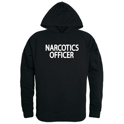 RS4-NAR-BLK-04 Narcotics Graphic Pullover Sweatshirt, Black - Extra Large