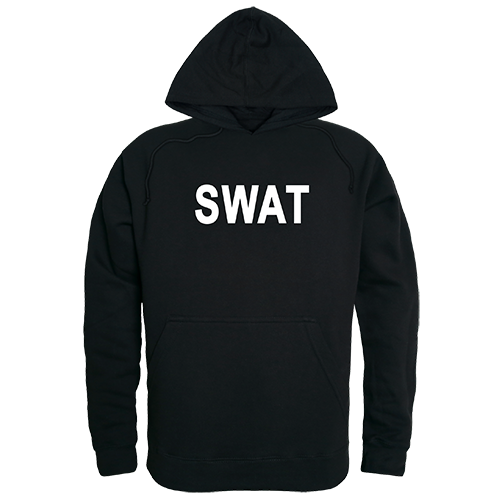 SWAT Graphic Pullover Sweatshirt, Black - Extra Large