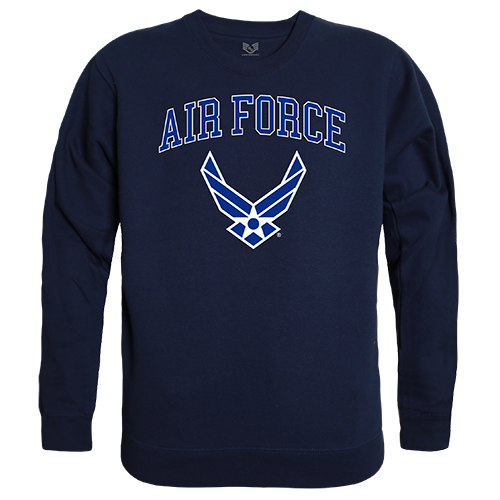 Air Force Crew Neck Sweatshirt, Navy - Small