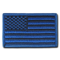 T91-USA-NVY2 3 x 2 in. USA Canvas Patch, Navy
