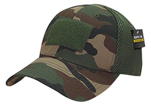 Tactical Air Mesh Flex Cap, Woodland - Large & Extra Large