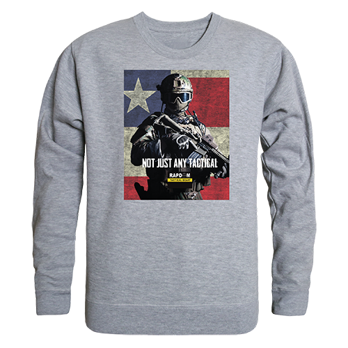 Not Just Any Graphic Crew Neck Sweatshirt, Heather Grey - Medium