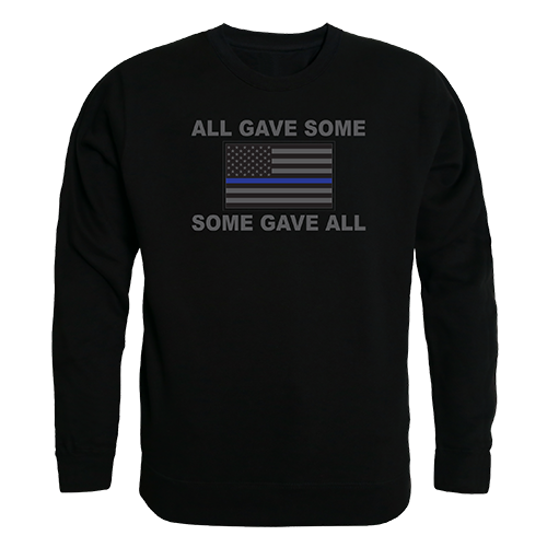 All Gave Some Graphic Crew Neck Sweatshirt, Black - Small