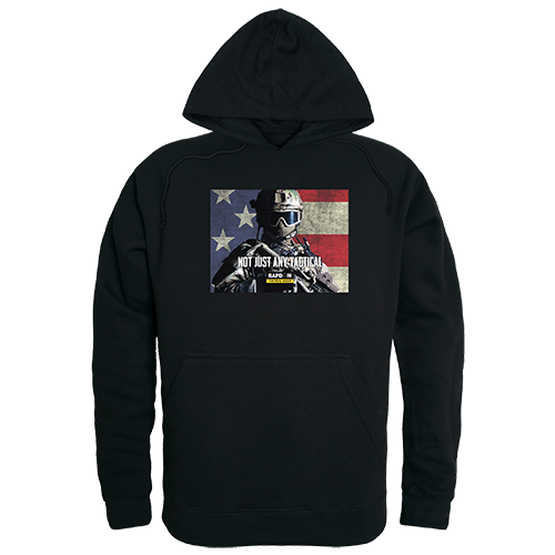 Not Just Any Graphic Pullover Hoodie, Black - Large