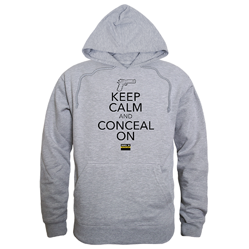 Conceal on Graphic Pullover Hoodie, Heather Grey - Large