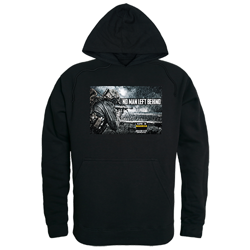 No Men Left Graphic Pullover Hoodie, Black - 2X