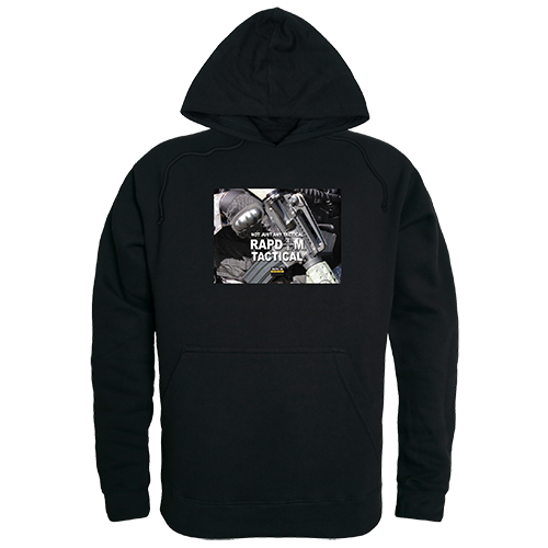TS4-782-BLK-03 Rapdom2 Graphic Pullover Hoodie, Black - Large
