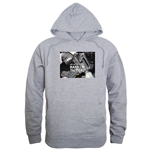 Rapdom2 Graphic Pullover Hoodie, Heather Grey - 2X