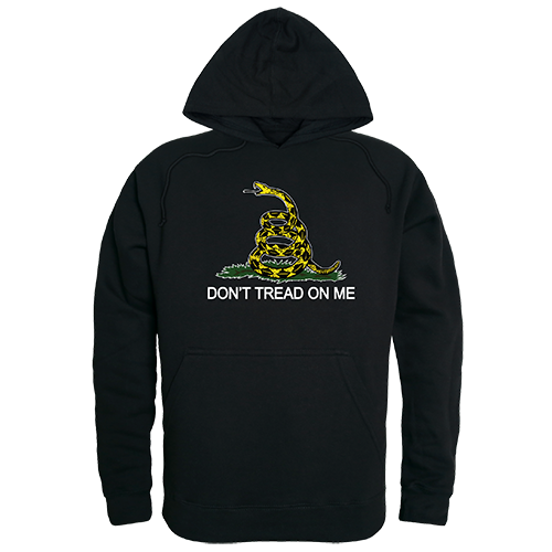 Gadsden Graphic Pullover Hoodie, Black - Small