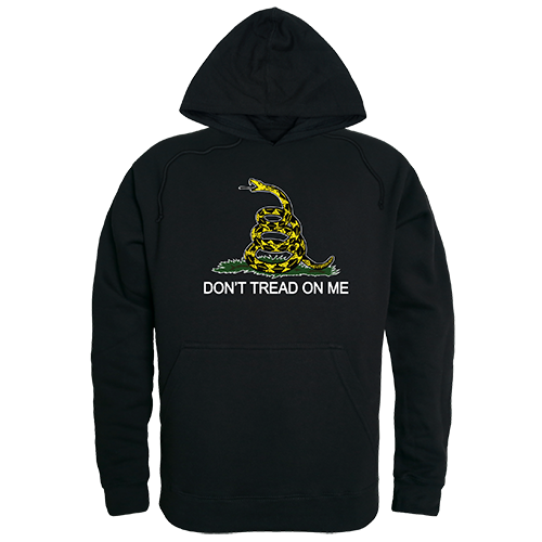 Gadsden Graphic Pullover Hoodie, Black - Large