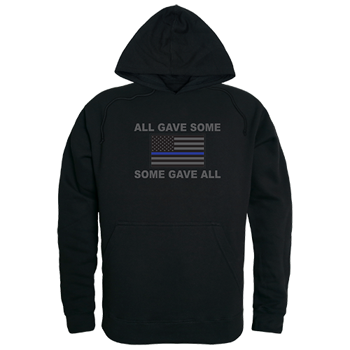 All Gave Some Graphic Pullover Hoodie, Black - Small