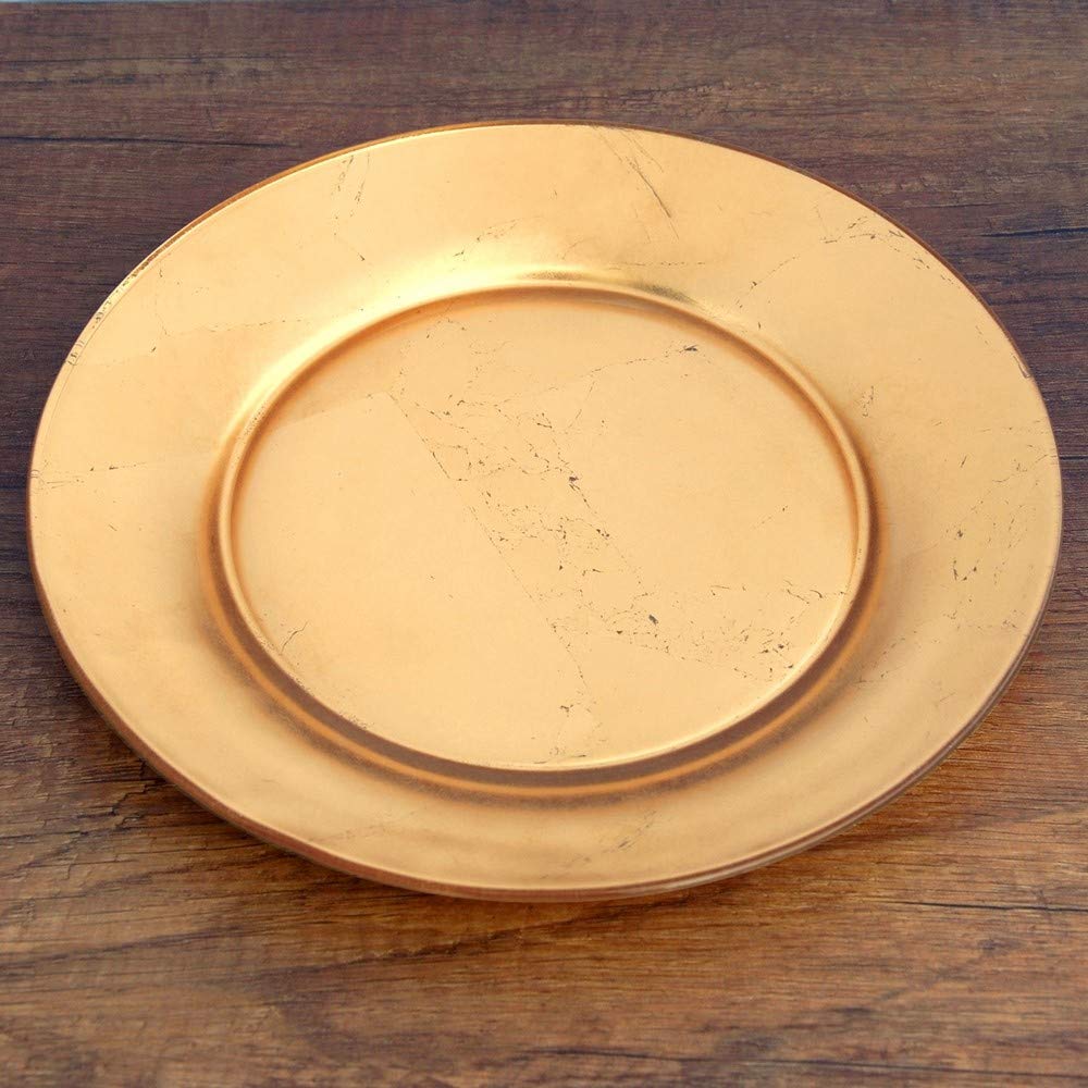 Picture of Red Pomegranate 4980-1 Gilt Premiere Gilded Salad Plates, Gold - Set of 4