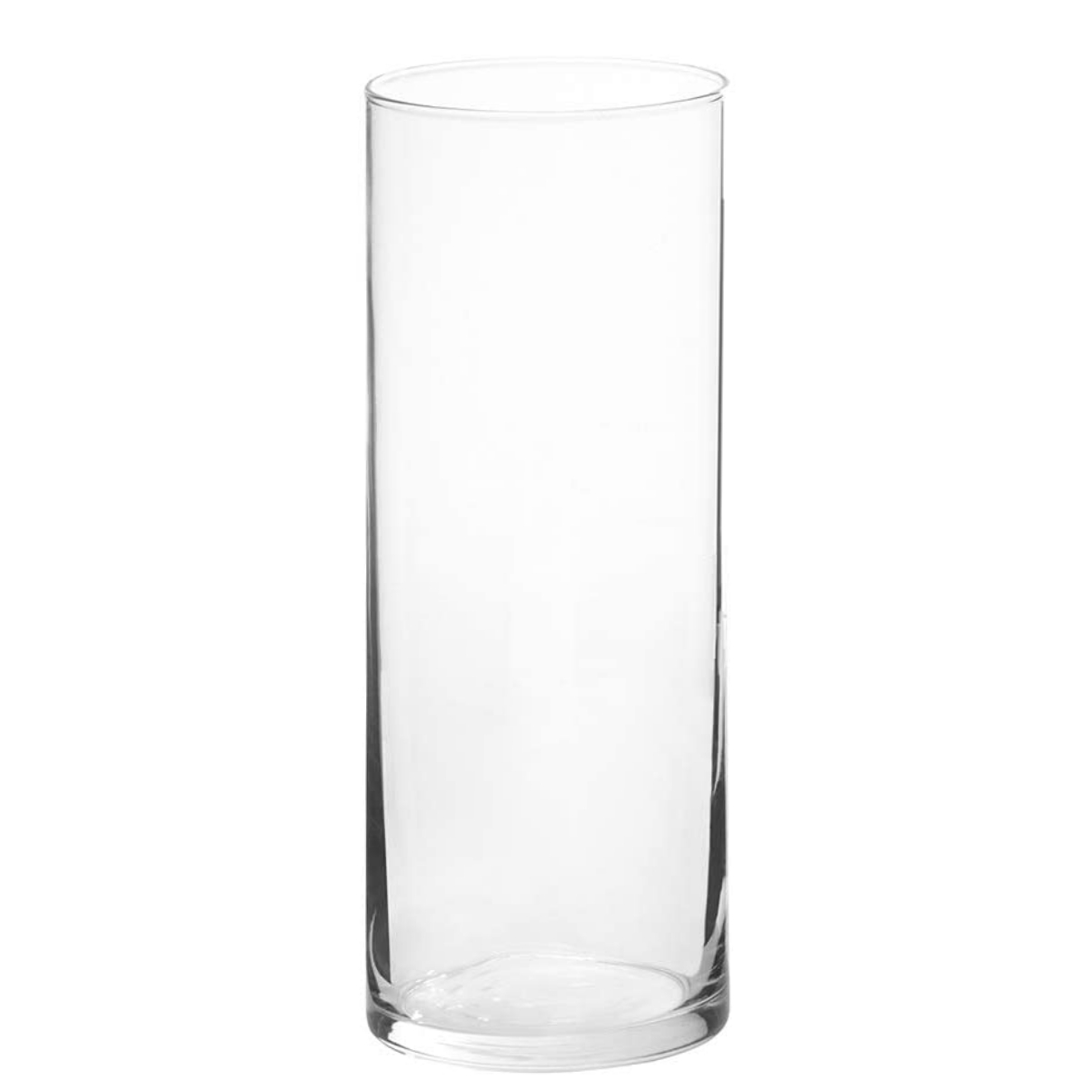 0110-0 9 in. Verre Glass Cylinder Vases - Set of 12 -  RED POMEGRANATE COLLECTION