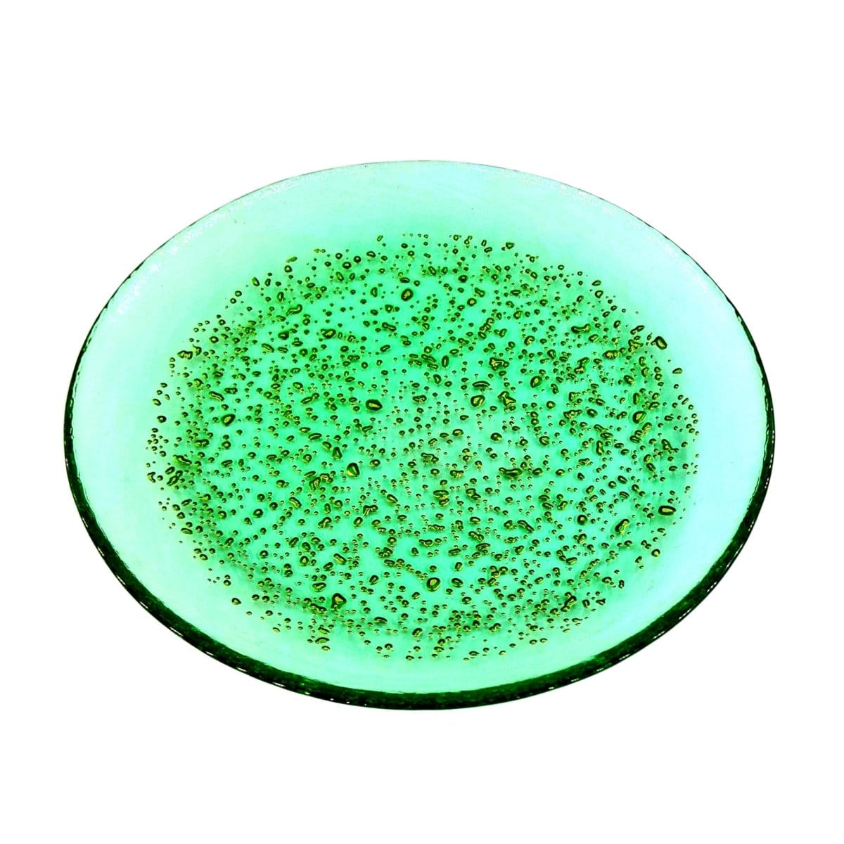 Picture of Red Pomegranate Collection 0961-6 8.5 in. Isla Salad Plate, Emerald & Gold