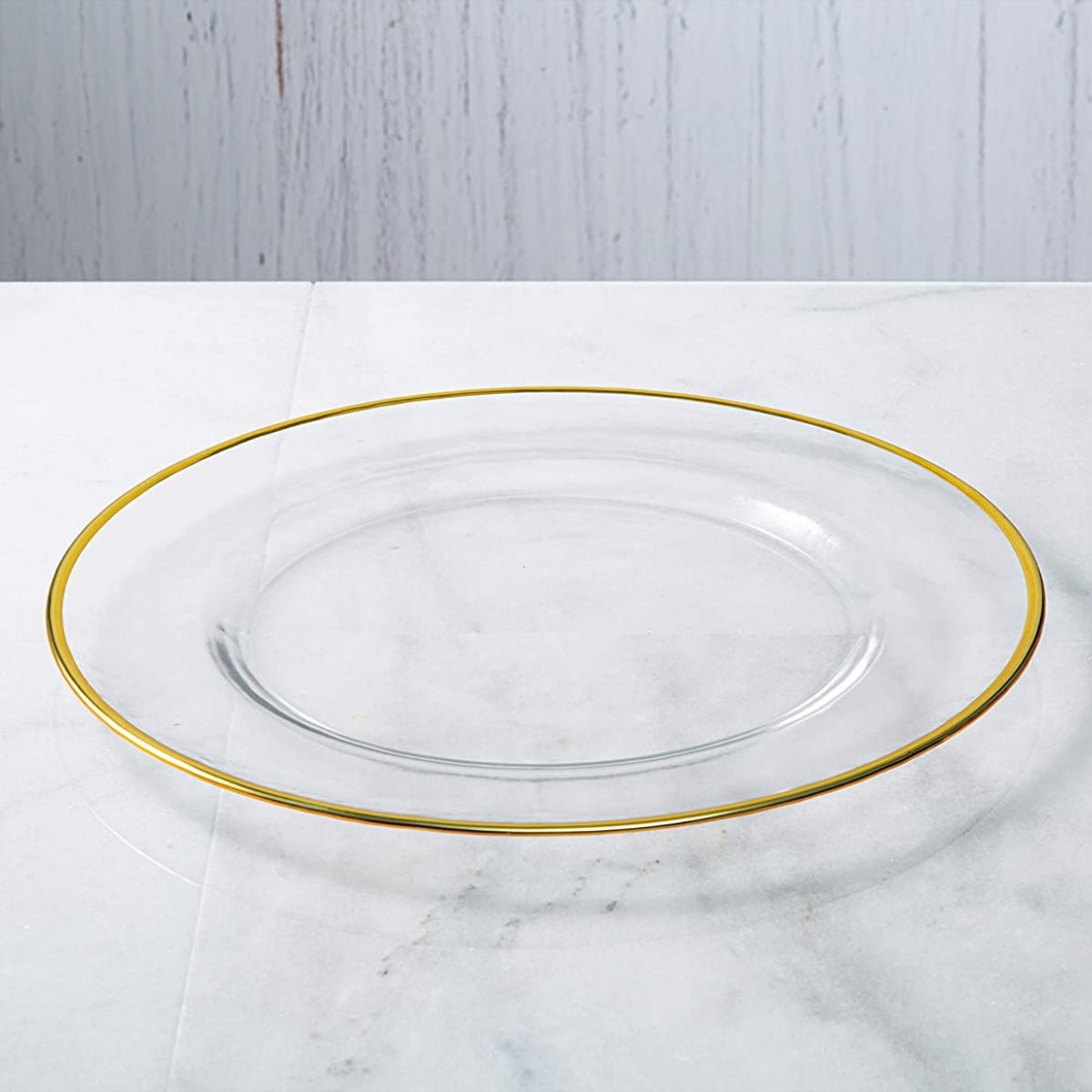 Picture of Red Pomegranate Collection 0998-1 13 in. Gilt Charger Plate, Gold