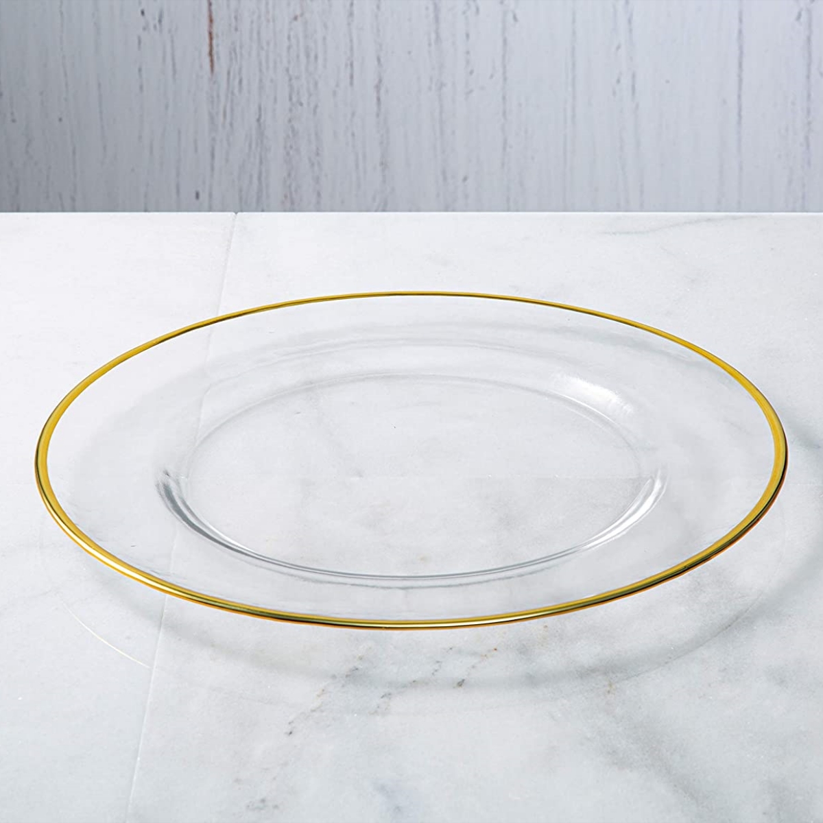Picture of Red Pomegranate Collection 1998-1 13 in. Gilt Charger Plates, Gold - Set of 12