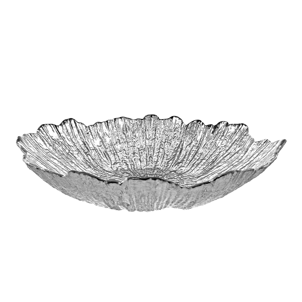 Picture of Red Pomegranate Collection 2777-2 8.5 in. Coral Soup Plate, Silver
