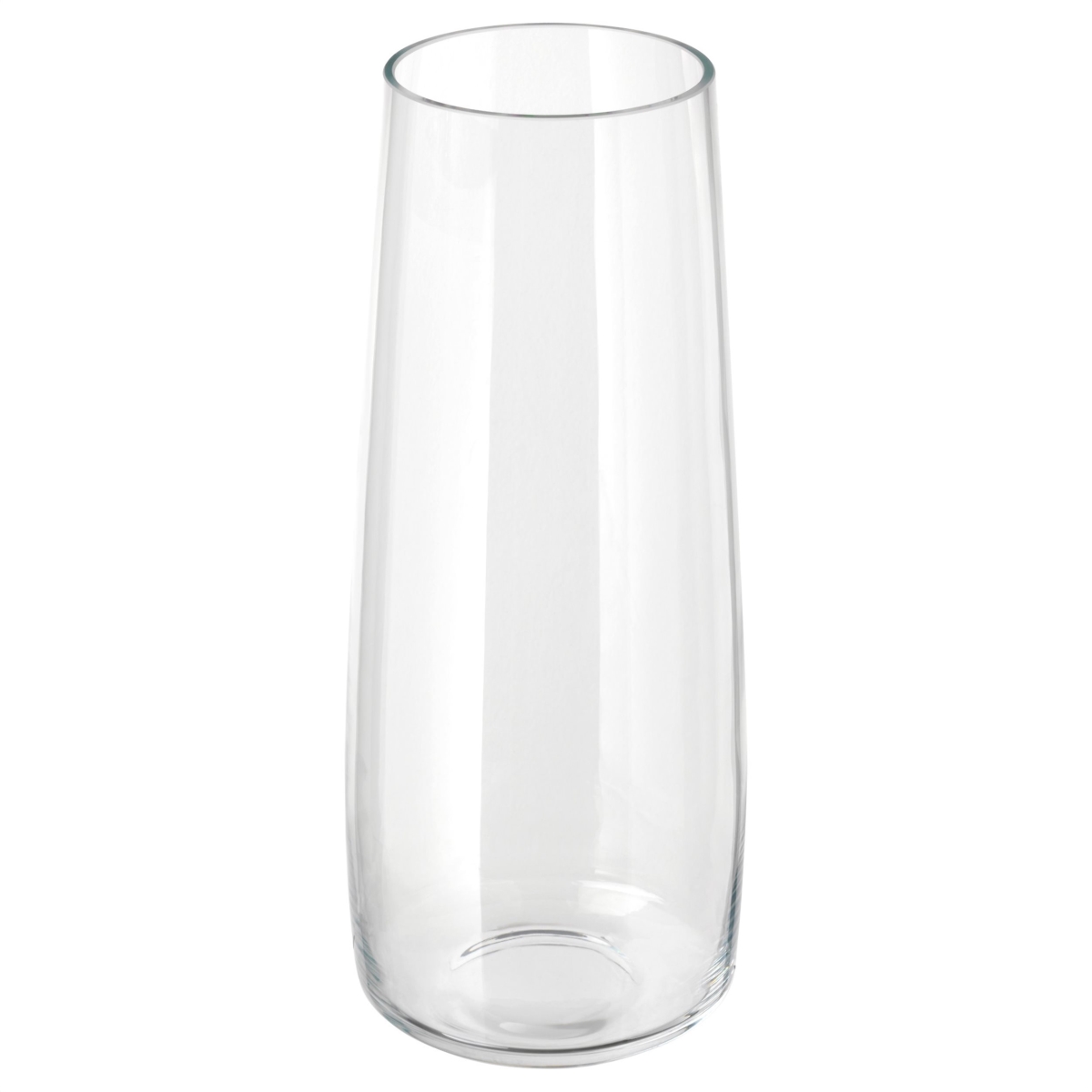 1171-0 18 in. Verre Glass Zen Vase -  RED POMEGRANATE COLLECTION