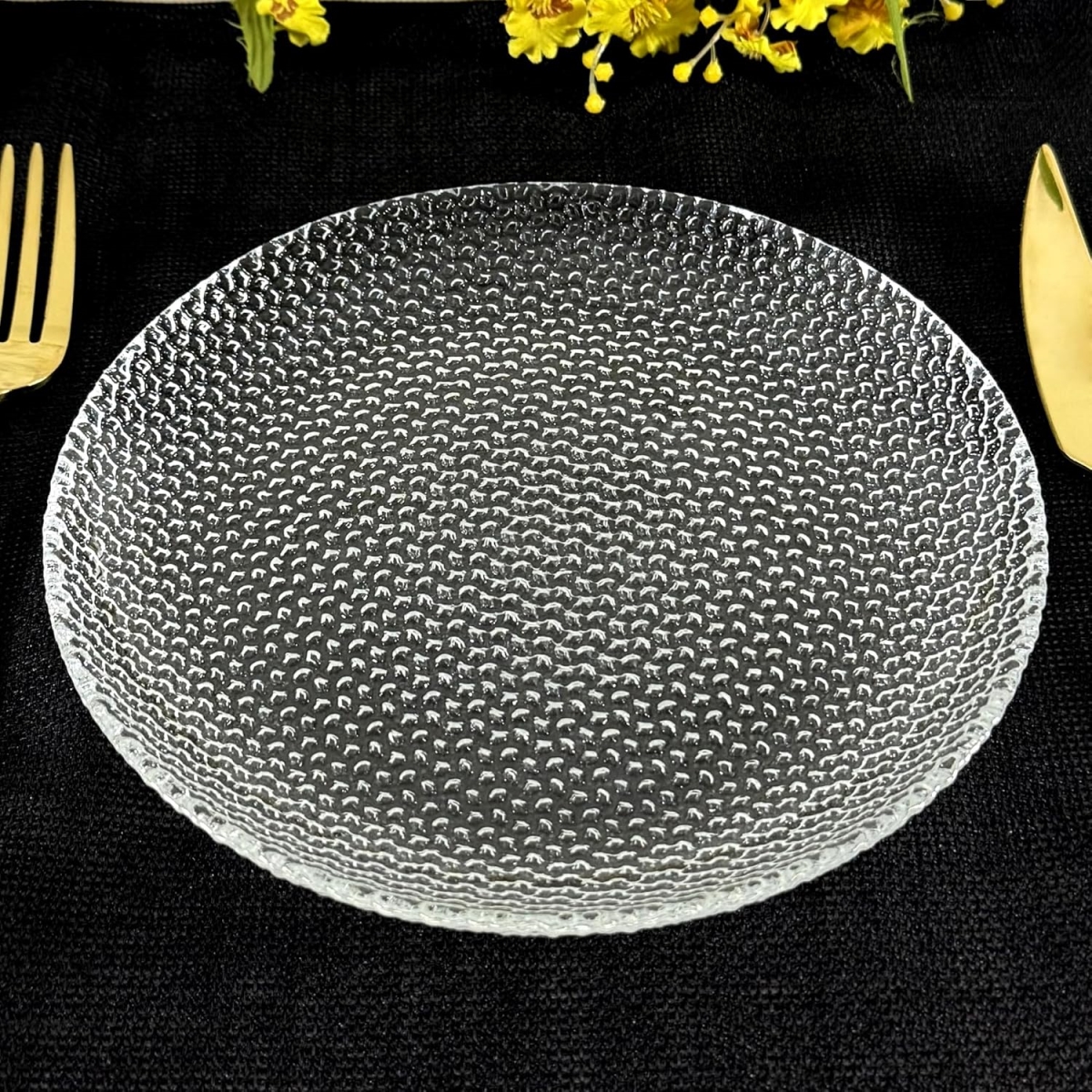 Picture of RAMART Studio Glass R1742-0 Cabana Glass Salad Plate, Clear - Set of 12