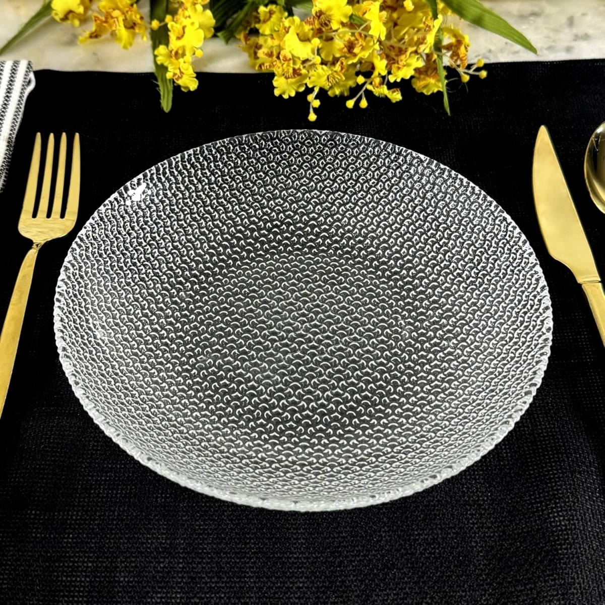 Picture of RAMART Studio Glass R1244-0 Cabana Glass Soup Plate, Clear