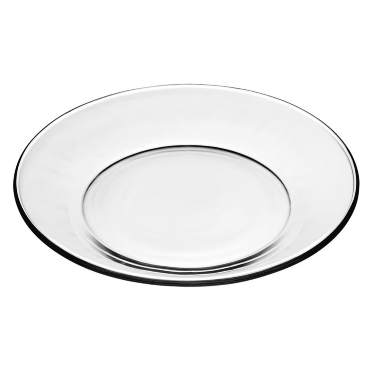 Picture of Red Pomegranate 0273-0 Element Glass Salad, Appetizer, Dessert & Fruit Plates - Set of 12
