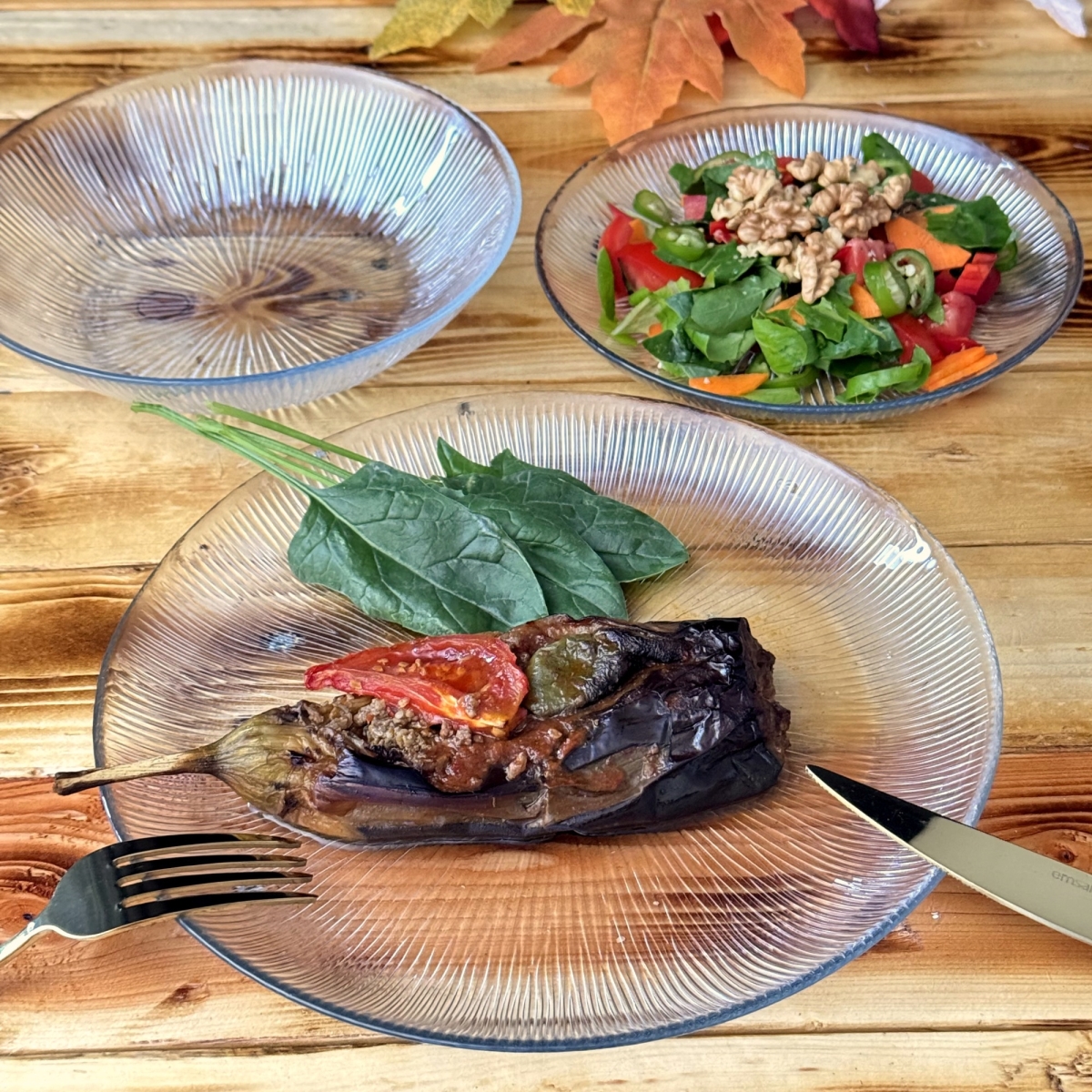Picture of Ramart Studio Glass R1206-0 Cascata Glass Dinner Plate Set - 12 Piece