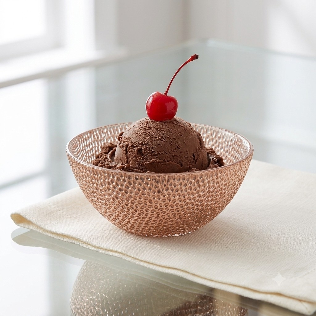 R1241-4 Cabana Rose Gold Gilded Glass Side Bowl