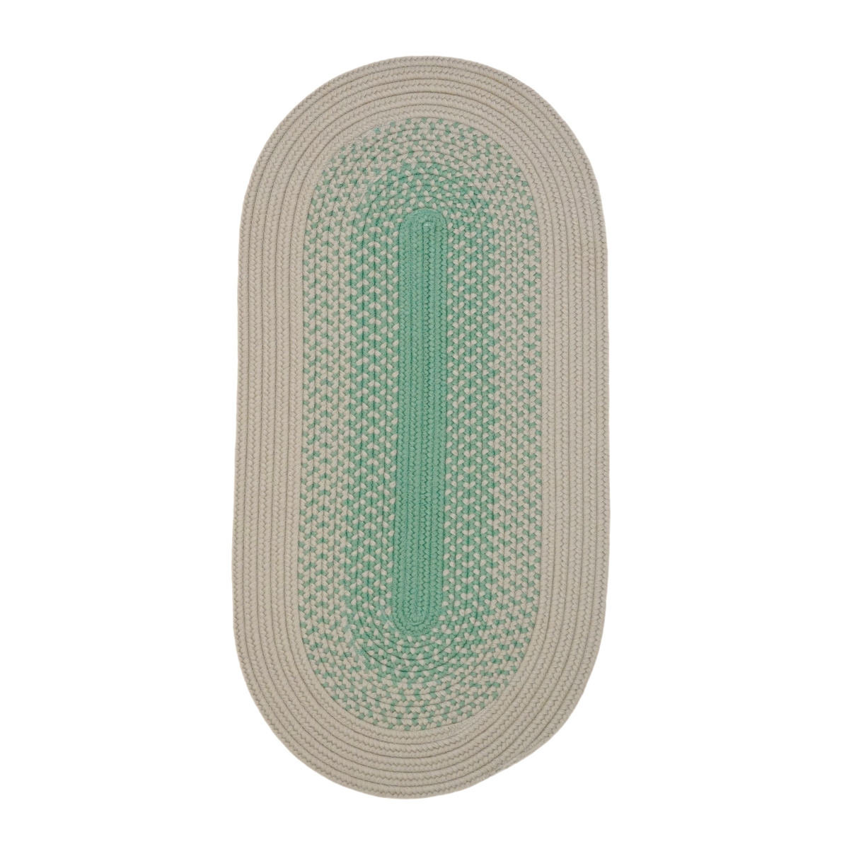 MH04R030X060 Mohave Braid Runners Rugs, Moss Green - 30 in. x 5 ft.