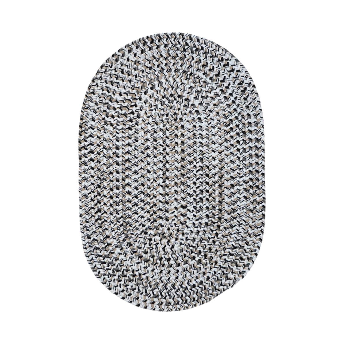 SS87R024X036 Jessee Tweed Oval Rugs, Natural Lace - 2 x 3 ft.