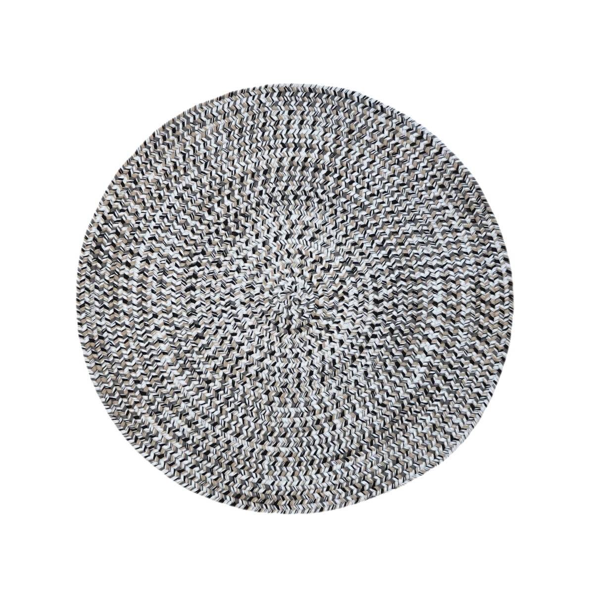 SS87R060X060 Jessee Tweed Round Rugs, Natural Lace - 5 x 5 ft.
