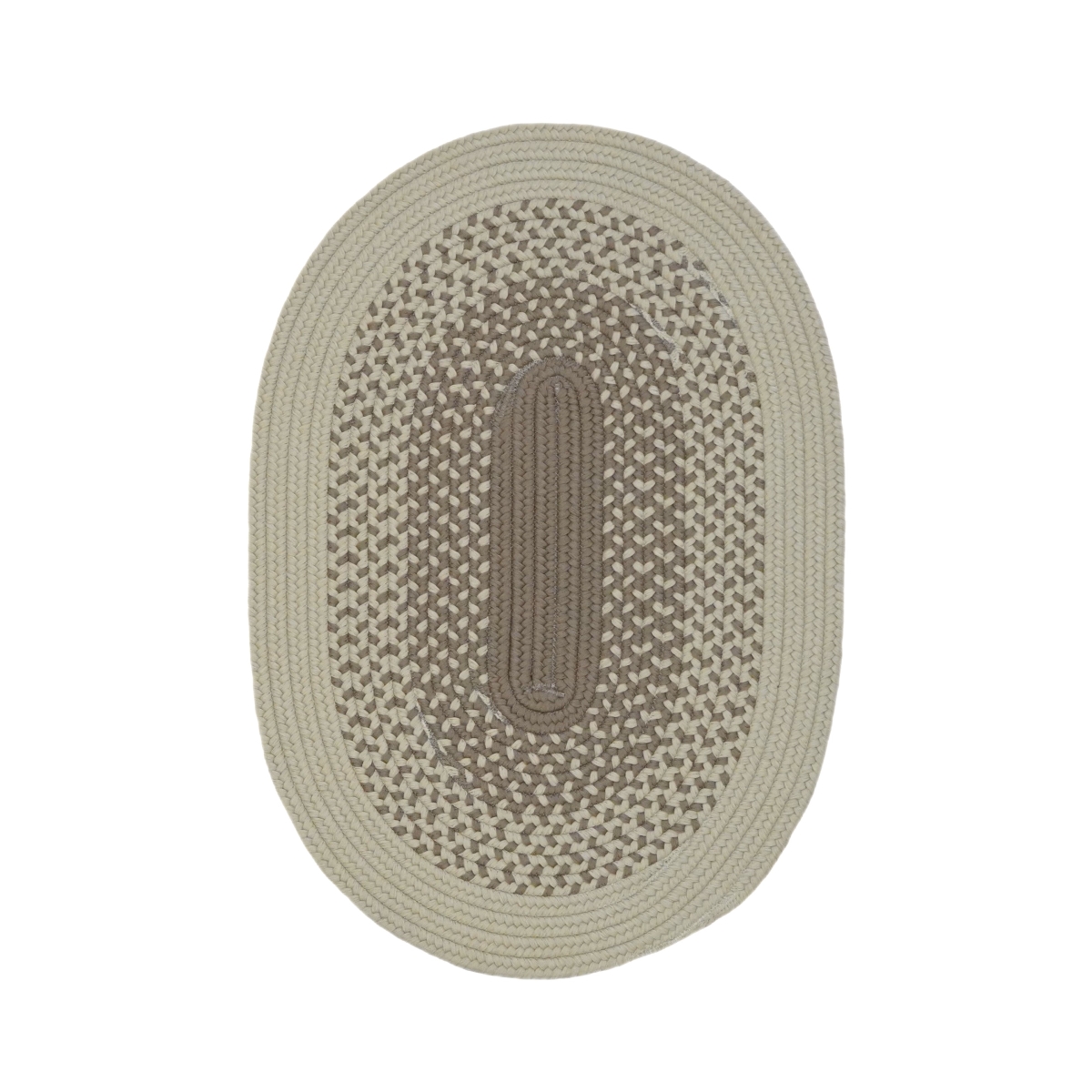 MH05R096X132 Mohave Braid Oval Rugs, Cashew - 8 x 11 ft.