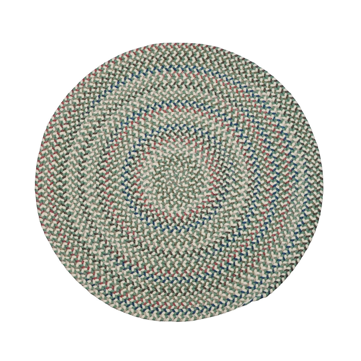 CG90R048X048 Colgate Multi Round Rugs, Moss Yellow - 4 x 4 ft.