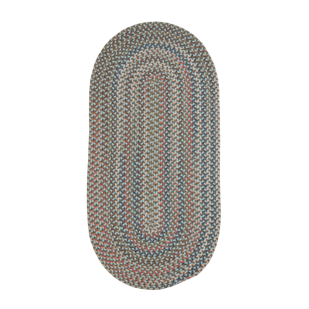 CG92R030X084 Colgate Multi Runners Rugs, Stone Blue - 30 in. x 7 ft.