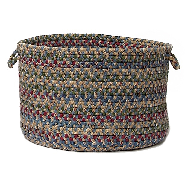 TL50A018X018 Twilight Round Baskets, Federal Blue - 18 x 12 in.