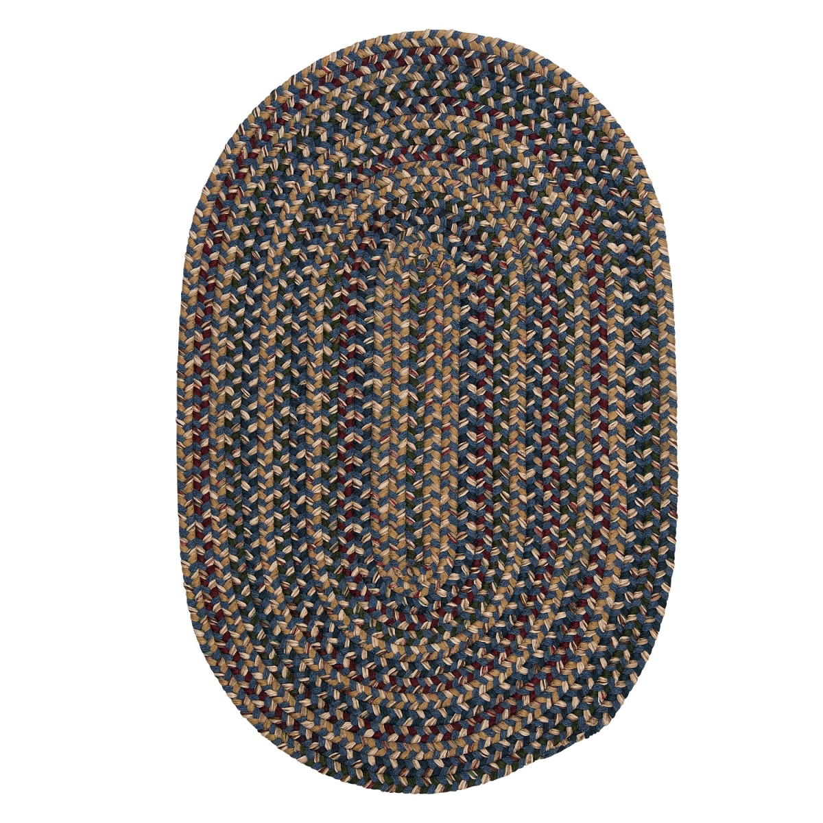TL50R036X060 Twilight Oval Rugs, Federal Blue - 3 x 5 ft.